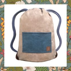 TROPICAL & BROWN dwustronny plecak SACK IT!. Brązowe plecaki męskie marki GEOLOGIC, z materiału, sportowe. Za 165,00 zł.