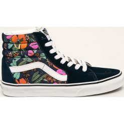 Vans - Trampki. Niebieskie trampki i tenisówki damskie Vans, bez wzorów, ze skóry, na sznurówki. W wyprzedaży za 329,90 zł.