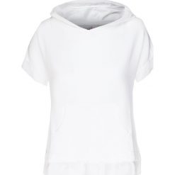 Bluza DEHA HARMONIC Biały. Białe bluzy damskie marki Deha, bez wzorów, z tkaniny, z krótkim rękawem, krótkie, z kapturem. Za 470,00 zł.