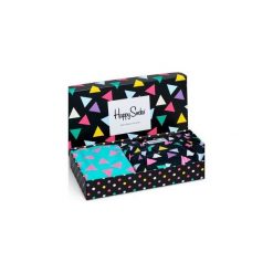 Combo Box Męski Happy Socks XBT60-099. Czarne bokserki męskie Happy Socks. Za 76,30 zł.