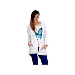 Kardigan z kapturem. Czarne bluzy damskie Knitcat, s, bez wzorów, z elastanu, bez rękawów, z kapturem. Za 109,00 zł.