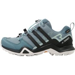 Adidas Performance TERREX SWIFT R2 GTX W Obuwie hikingowe rawgreen/carbon/ashgreen. Zielone buty sportowe damskie adidas Performance, z materiału, outdoorowe. Za 599,00 zł.