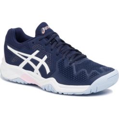 Buty ASICS - Gel-Resolution 8 Gs 1044A018 Peacoat/Cotton Candy 401. Niebieskie buty sportowe damskie Asics, bez wzorów, ze skóry ekologicznej, sportowe, tenisowe. W wyprzedaży za 219,00 zł.