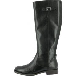 Tom Tailor Kozaki damskie 7999701 36 czarne. Czarne kozaki damskie Tom Tailor, eleganckie, bez obcasa, bez zapięcia. Za 609,00 zł.