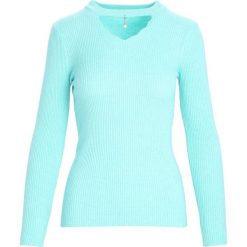 Miętowy Sweter Automatically. Zielone bez kategorii Born2be, s, prążkowane. Za 49,99 zł.