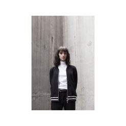 DOUBLE ZIPPER BOMBER JUMPER. Czarne kurtki damskie The Hive, s, bez wzorów, z bawełny, bez kaptura. Za 219,00 zł.