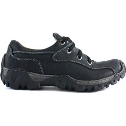 PÓŁBUTY MŁODZIEŻOWE RAM 693/1 CZA. Półbuty męskie RAMMIT, bez wzorów, ze skóry, młodzieżowe, bez zapięcia. Za 169,00 zł.