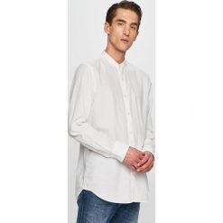 Pierre Cardin - Koszula. Białe koszule męskie Pierre Cardin, bez wzorów, z bawełny, casualowe, ze stójką, z długim rękawem. W wyprzedaży za 139,90 zł.