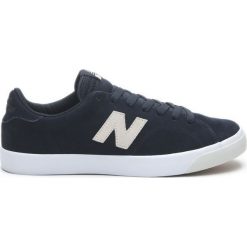 New Balance 210 Tenisówki Niebieski. Niebieskie trampki męskie New Balance, bez wzorów, ze skóry, bez zapięcia. Za 187,95 zł.