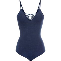 Body i gorsety: Body ze stringami bonprix ciemnoniebieski