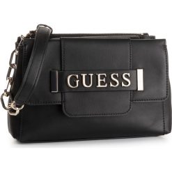 Torebka GUESS - HWVG74 42140 BLA. Czarne torebki klasyczne damskie Guess, z aplikacjami, ze skóry ekologicznej, eleganckie, bez dodatków. W wyprzedaży za 389,00 zł.