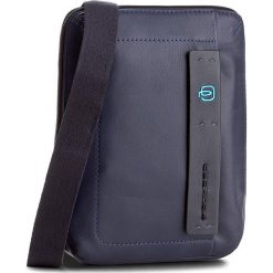 Saszetka PIQUADRO - CA3084P15 Blu3. Niebieskie torby męskie skórzane marki Piquadro, bez wzorów, ze skóry, młodzieżowe. Za 469,00 zł.