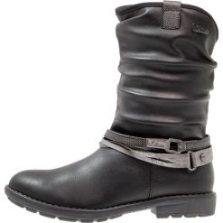 S.Oliver RED LABEL Śniegowce black. Czarne buty zimowe damskie marki s.Oliver RED LABEL, z materiału. W wyprzedaży za 194,35 zł.