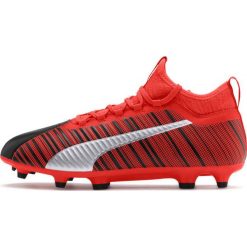 Buty piłkarskie Puma One 5.3 Fg Ag M 105604 01. Czerwone buty sportowe męskie Puma, ze skóry, bez zapięcia, do piłki nożnej. W wyprzedaży za 359,00 zł.