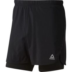 Spodenki Reebok Run Essentials Two-in-One Shorts M Czarne. Spodenki sportowe męskie Reebok. Za 119,99 zł.
