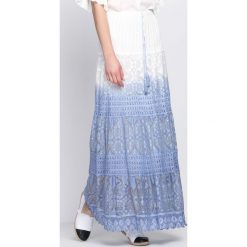 Biało-Niebieska Spódnica Me Me Me. Białe długie spódnice Born2be, na lato, l, oversize. Za 29,99 zł.