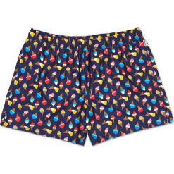 Happy Socks - Kąpielówki. Niebieskie kąpielówki męskie marki Happy Socks, s, bez wzorów, z poliesteru. Za 199,90 zł.