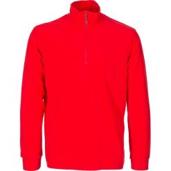 Bluza polarowa w kolorze czerwonym. Czerwone bluzy męskie m, z materiału, krótkie. W wyprzedaży za 59,95 zł.