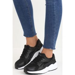 Czarne Buty Sportowe Peris. Czarne buty sportowe damskie Born2be, z materiału. Za 89,99 zł.