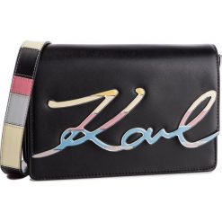 Torebka KARL LAGERFELD - 91KW3070 Black. Czarne listonoszki damskie KARL LAGERFELD, bez wzorów, ze skóry, bez dodatków. W wyprzedaży za 999,00 zł.