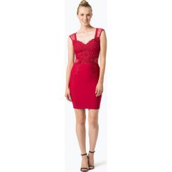Lipsy - Damska sukienka wieczorowa, czerwony. Czerwone sukienki hiszpanki Lipsy, w koronkowe wzory, z koronki, wizytowe, bodycon. Za 499,95 zł.
