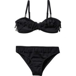 Stroje dwuczęściowe dziewczęce: Bikini dziewczęce (2 części) bonprix czarny