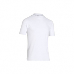 Podkoszulka krótki rękaw na rower 100. Białe podkoszulki męskie B'TWIN, xl, z materiału, z krótkim rękawem. Za 34,99 zł.