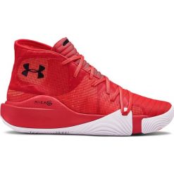 Under Armour Spawn Mid Basketball Tenisówki Czerwony. Czerwone trampki męskie Under Armour, bez wzorów, z materiału, bez zapięcia. Za 498,95 zł.