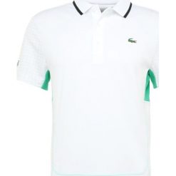 Lacoste Sport TENNIS Koszulka sportowa white/armour/papeete/menthol turquoise/black. Białe koszulki sportowe męskie Lacoste Sport, m, z materiału. Za 369,00 zł.