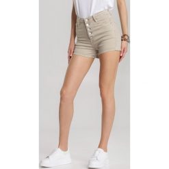 Khaki Szorty Phethilei. Brązowe szorty damskie Renee, s, bez wzorów. W wyprzedaży za 79,99 zł.
