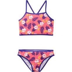 Bikini dziewczęce (2 części) bonprix jasnoróżowo-szafirowy. Różowe stroje kąpielowe dziewczęce bonprix, z nadrukiem. Za 44,99 zł.