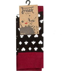 Skarpety Wysokie Unisex FREAK FEET - LKAR-BLW Czarny. Czarne skarpetki męskie marki Freak Feet, z bawełny. Za 19,90 zł.