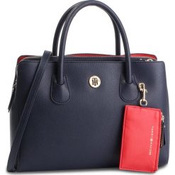 Torebka TOMMY HILFIGER - Charming Tommy Med Work Bag AW0AW06487 413. Czarne torebki klasyczne damskie TOMMY HILFIGER, bez wzorów, ze skóry ekologicznej, klasyczne, bez dodatków. W wyprzedaży za 449,00 zł.