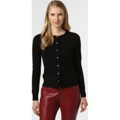 Marie Lund - Kardigan damski z czystego kaszmiru, czarny. Czarne swetry damskie Marie Lund, s, bez wzorów, z kaszmiru. Za 599,95 zł.