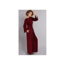 Kombinezon Classy Babe - bordo. Czerwone kombinezony damskie marki Madnezz, s, w paski, z elastanu, eleganckie, bez kołnierzyka, bez rękawów. Za 399,00 zł.