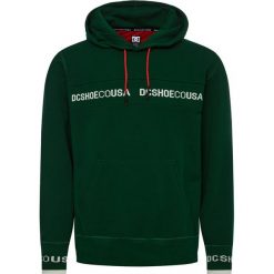 Bluza DC Middlegate Hoodie EDYFT03497. Zielone bluzy męskie DC, s, bez wzorów, z bawełny, bez kołnierzyka, bez rękawów, bez kaptura. W wyprzedaży za 259,00 zł.