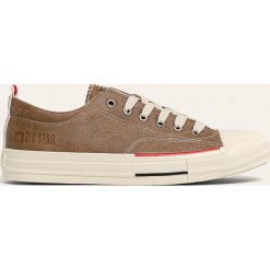 Big Star - Tenisówki. Pomarańczowe trampki męskie BIG STAR, bez wzorów, z gumy, retro, na sznurówki. Za 179,90 zł.