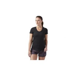 T-shirty z krótkim rękawem Reebok Sport Koszulka Workout Ready Speedwick. Czarne topy sportowe damskie marki Reebok Sport, s, z krótkim rękawem. Za 99,95 zł.