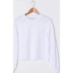 Koszulka longsleeve - Biały. Białe koszulki damskie House, s, bez wzorów, bez kołnierzyka, bez rękawów. Za 29,99 zł.