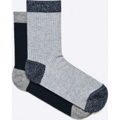 Pretty Polly - Skarpetki Sparkle Rib (2-pack). Szare skarpetki damskie Pretty Polly, z bawełny. W wyprzedaży za 19,90 zł.