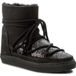 Buty zimowe damskie: Buty INUIKII – Sneaker Wedge Sequin 30110 Black