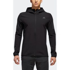 Kurtka adidas Response Jacket M Czarna. Czarne kurtki sportowe męskie Adidas, m, bez wzorów, długie, bez kaptura, do biegania. Za 229,99 zł.