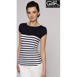 Bluzki asymetryczne: GATTA Koszulka damska Apolla NAVY-WHITE r. M (0042047S37582)