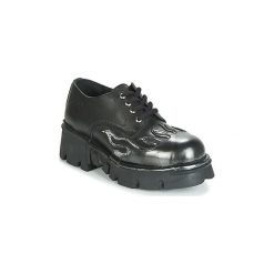 Derby New Rock M-1553-C3. Czarne półbuty męskie New Rock, bez wzorów, rockowe, bez zapięcia. Za 1009,00 zł.