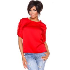 T-shirty damskie: Koszulka „Aline” w kolorze czerwonym