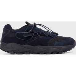 Kazar Studio - Buty. Niebieskie buty sportowe męskie Kazar Studio, ze skóry, na sznurówki. Za 339,90 zł.