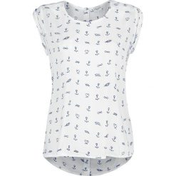 Topy damskie: Fresh Made Hearts and Anchors Top damski biały
