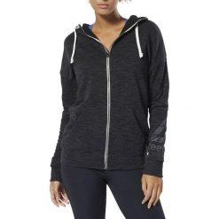 DAMSKA BLUZA Z KAPTUREM REEBOK TRAINING ESSENTIALS (L). Bluzy damskie Reebok, l, bez wzorów, z bawełny, bez rękawów, z kapturem. W wyprzedaży za 159,99 zł.