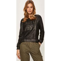 Lee - Bluza. Czarne bluzy damskie Lee, s, z nadrukiem, z bawełny. W wyprzedaży za 169,90 zł.