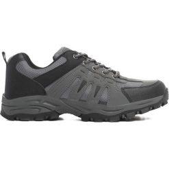 Szare Buty Sportowe Root. Szare buty sportowe męskie marki Born2be, z materiału, na sznurówki. Za 89,99 zł.